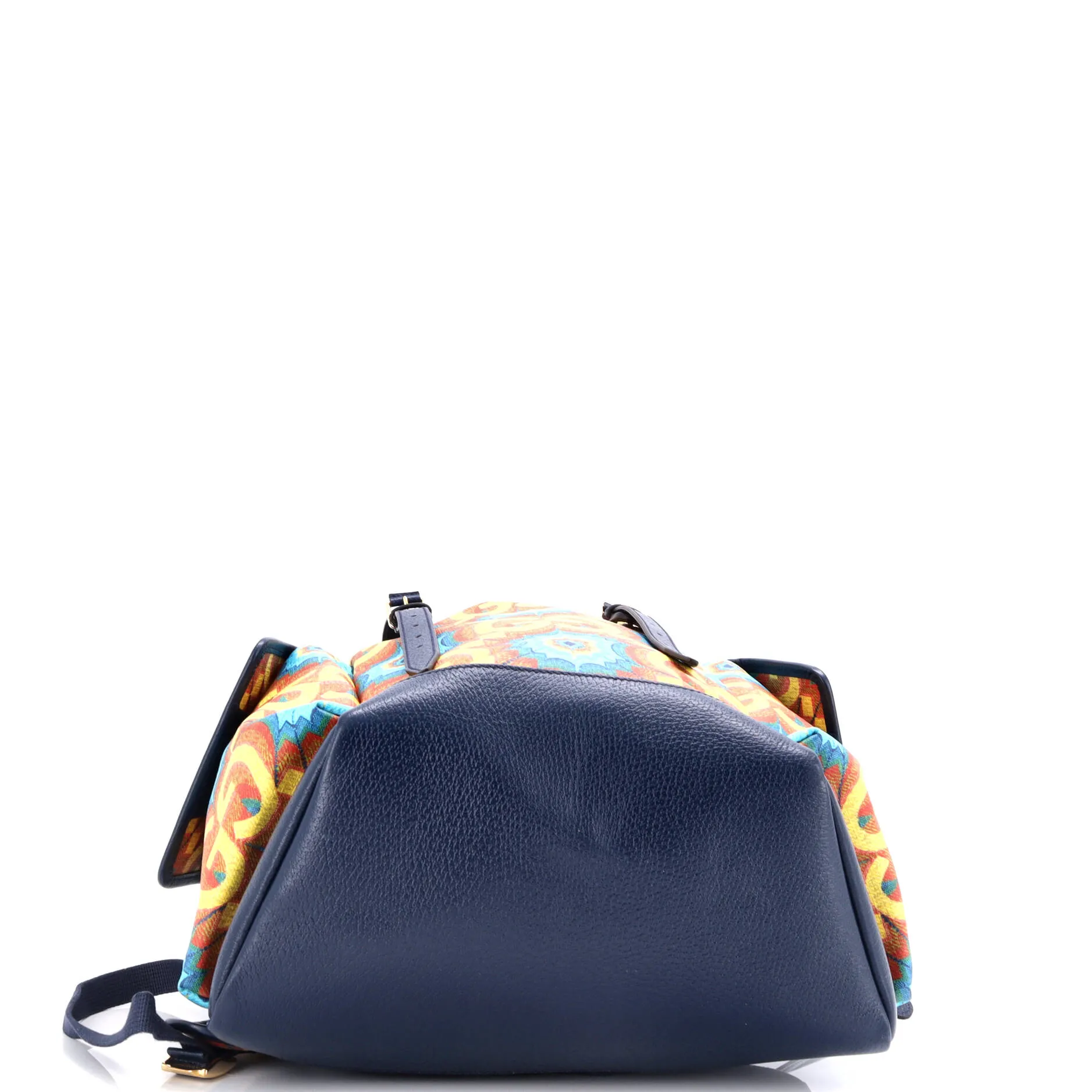 Double Pocket Belt Backpack Kaleidoscope Print GG Coated Canvas Large