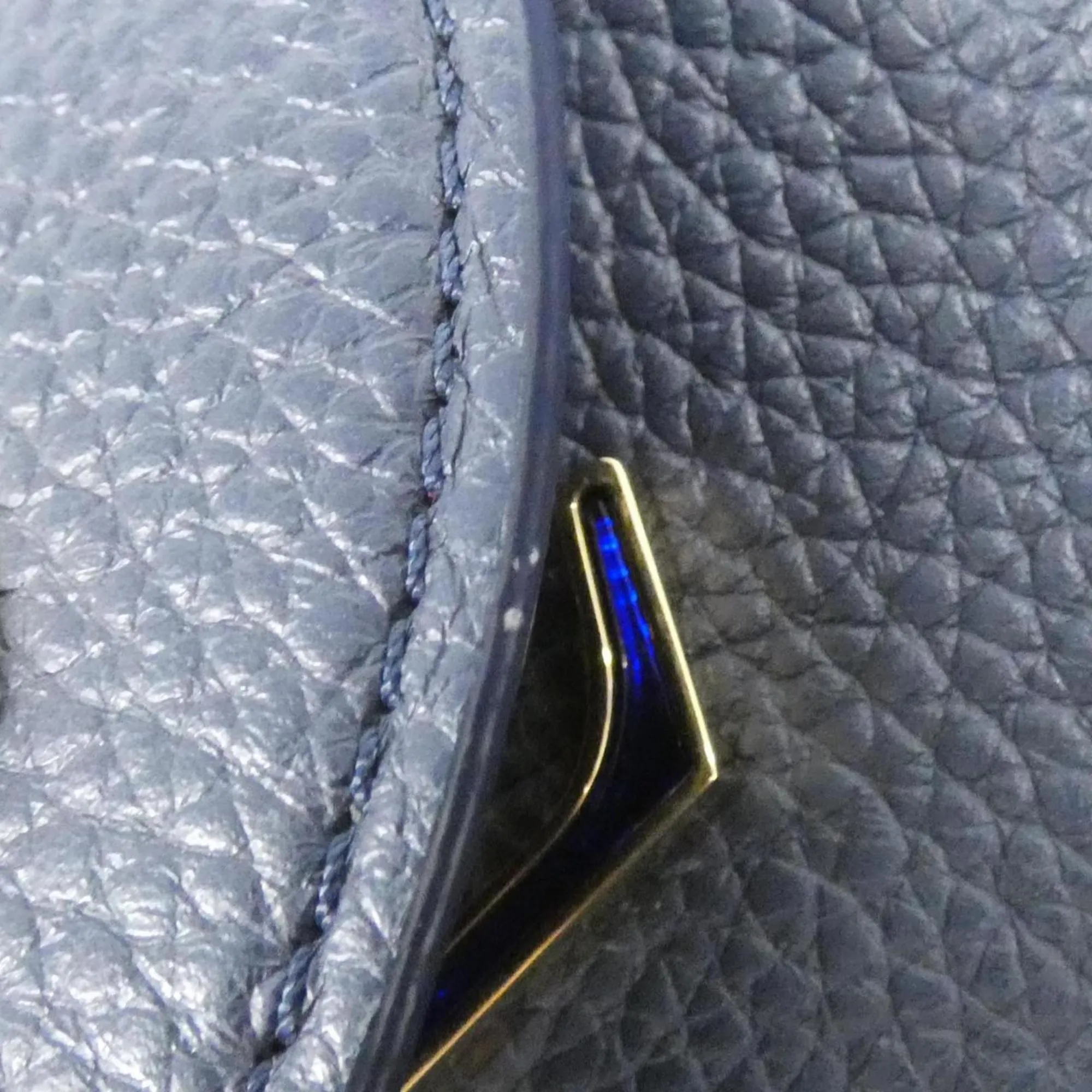Elegant Leather Capucines with Dust Bag and Shoulder Strap