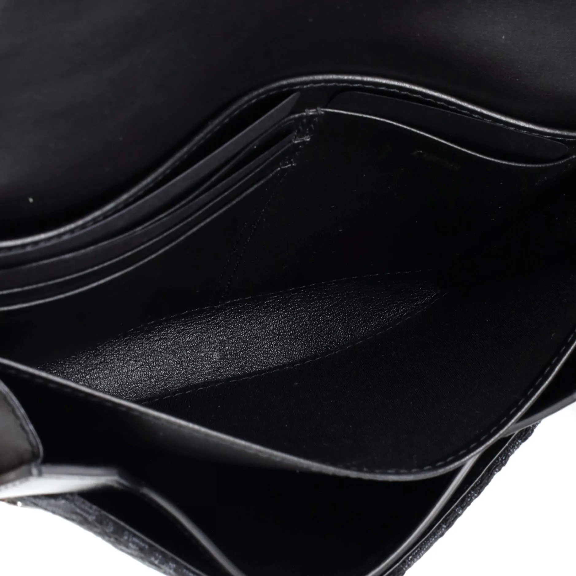 Elite Shoulder Pouch Oblique Canvas and Calfskin