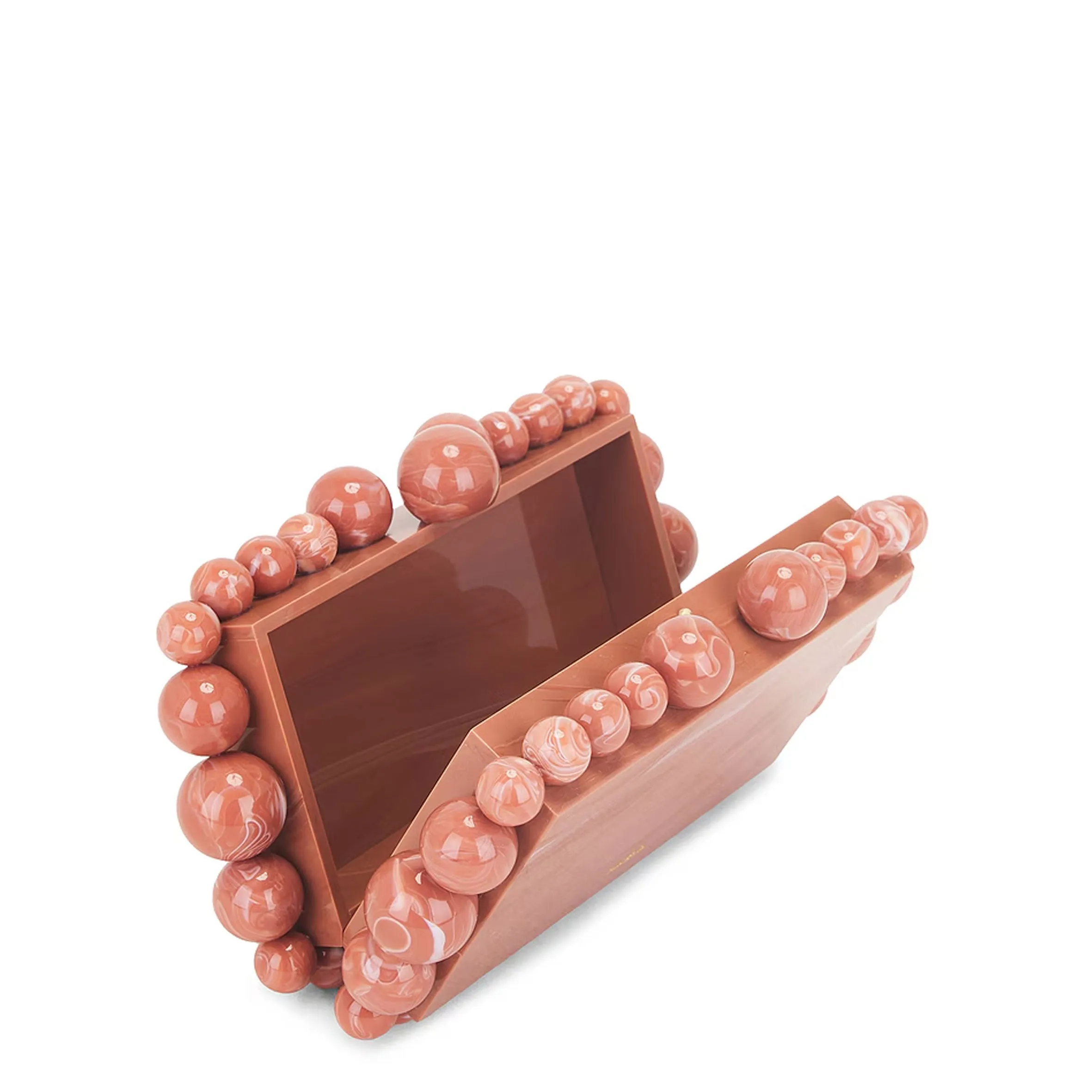 EOS Acrylic Clutch, Pink Coral