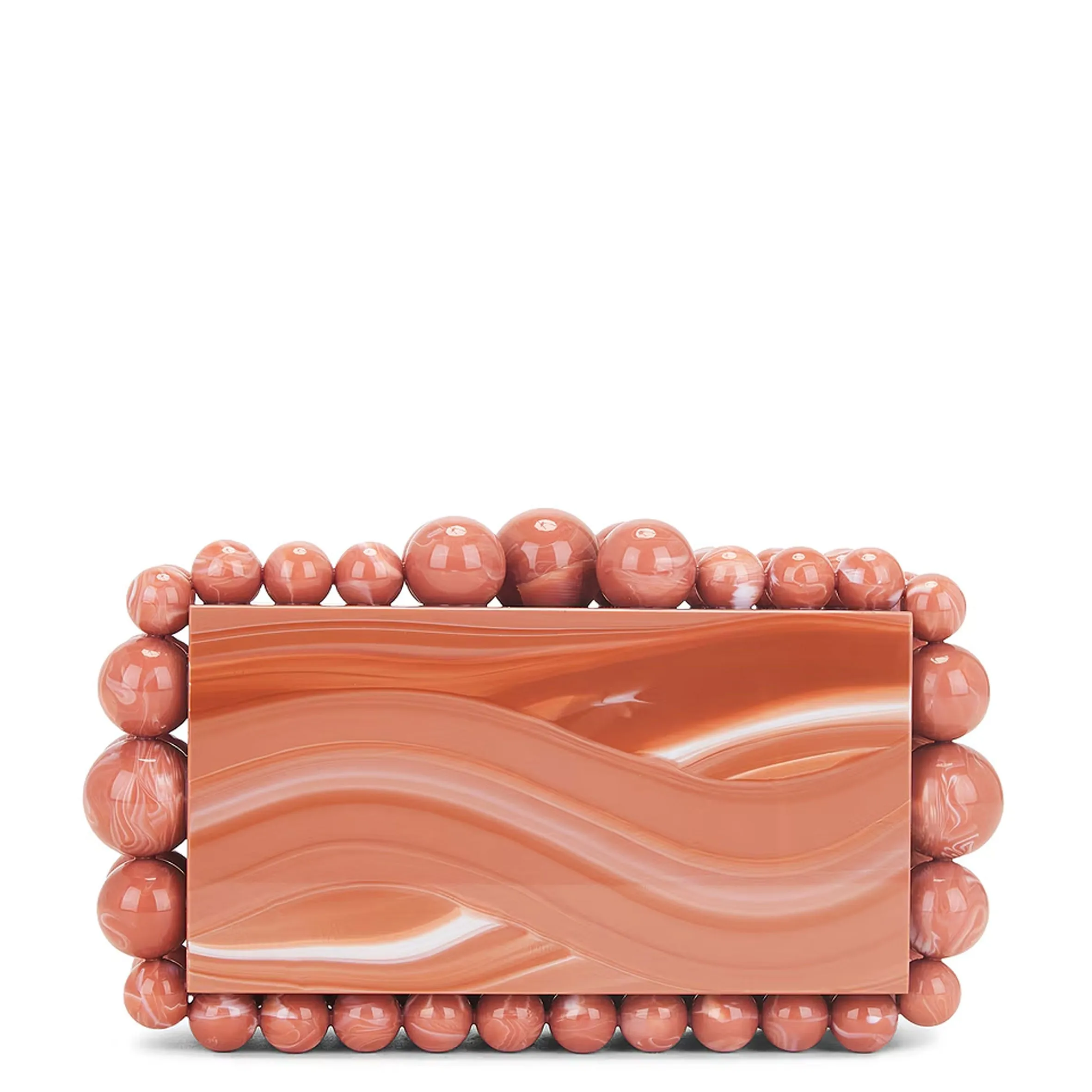 EOS Acrylic Clutch, Pink Coral