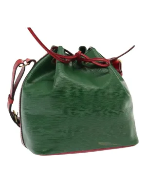 Epi Leather Bicolor Petit Noe Shoulder Bag
