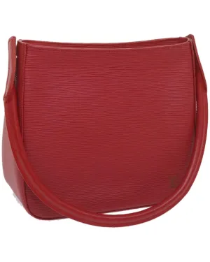 Epi Leather Shoulder Bag Red