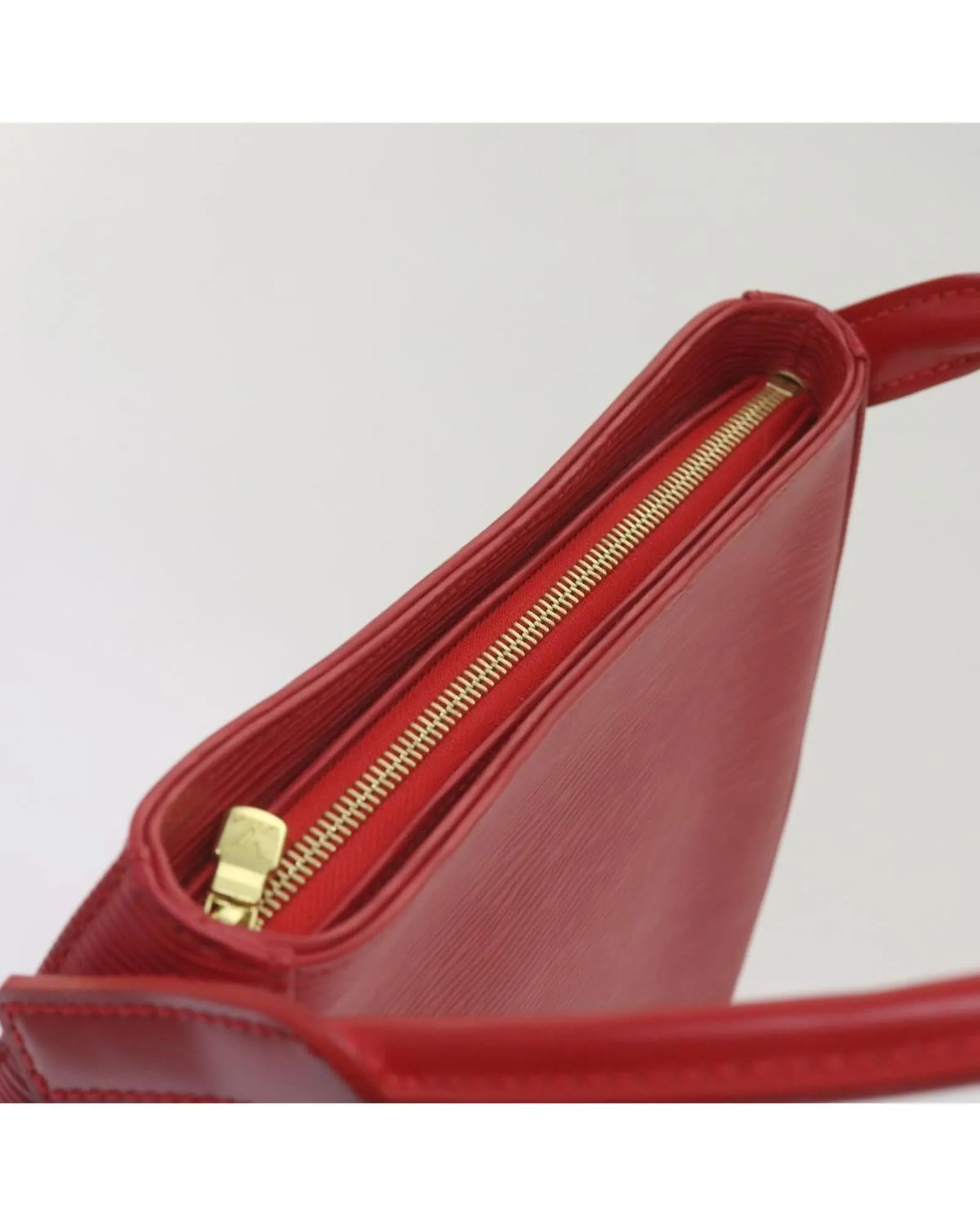 Epi Leather Shoulder Bag Red
