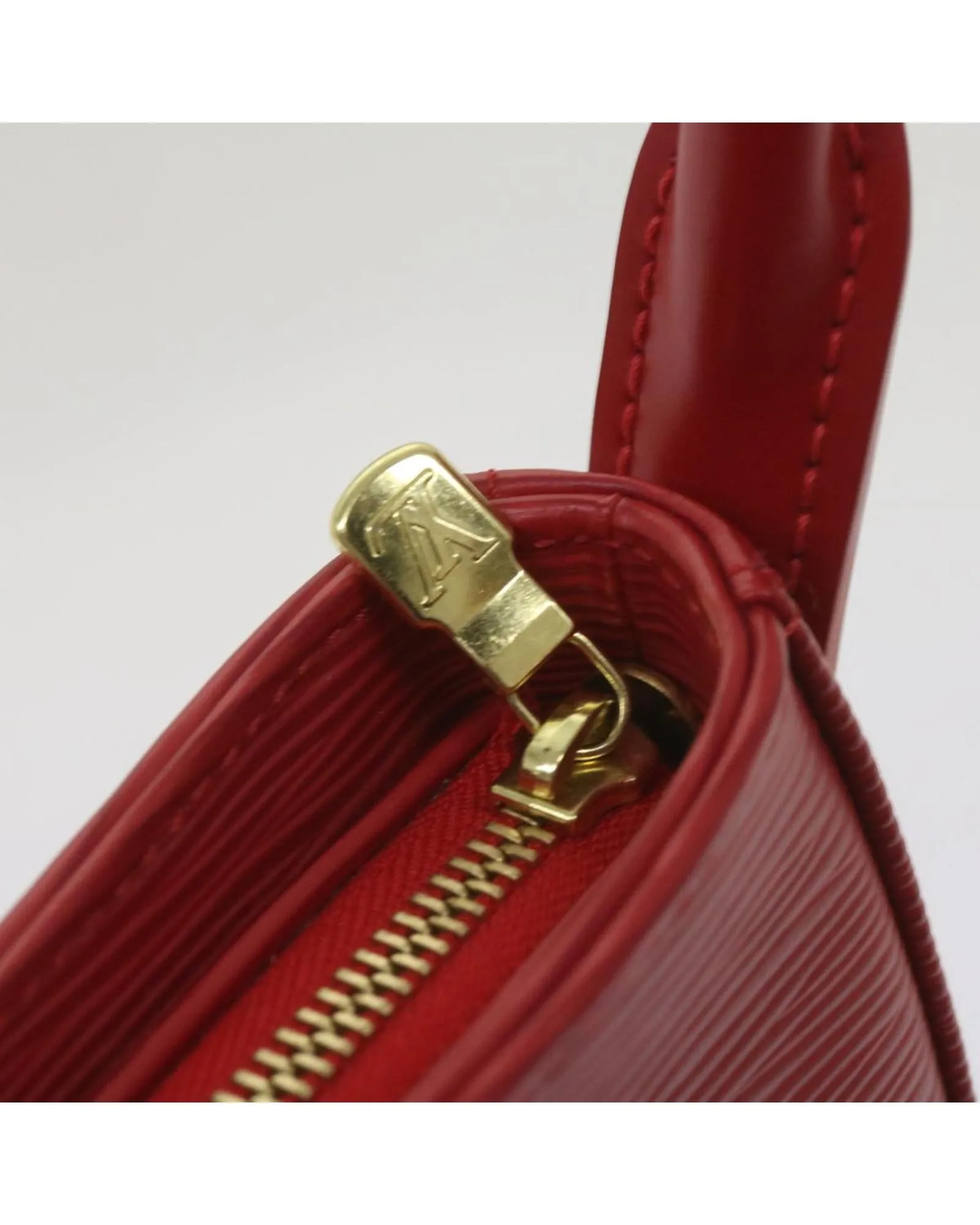 Epi Leather Shoulder Bag Red