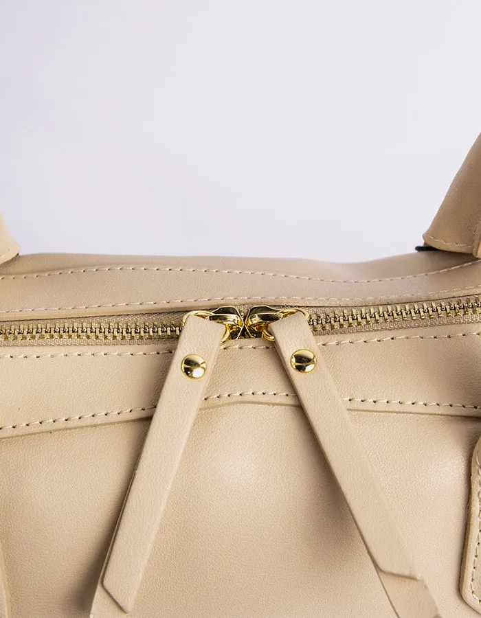 Evanna Camel Leather