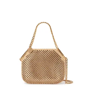 Falabella Evening Crystal Mesh, Fawn