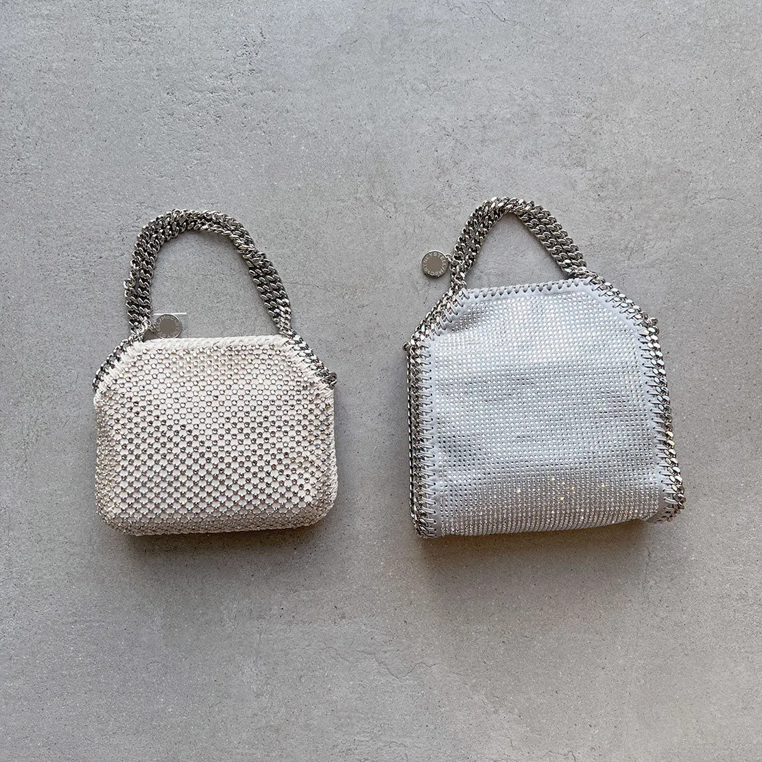 Falabella Evening Crystal Mesh, Honey