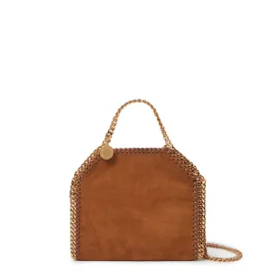 Falabella Mini Tote, Suede, Brandy