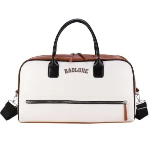 Fashion European Style Contrast Color  Duffle Bag