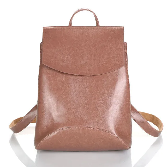 Fashion Women Backpack High Quality Youth Leather Backpacks for Teenage Girls Female School Shoulder Bag Bagpack mochila