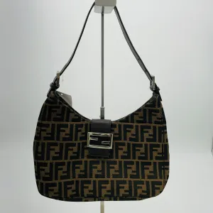 Fendi Brown Zucca Canvas Shoulder Bag B12214Q5SC