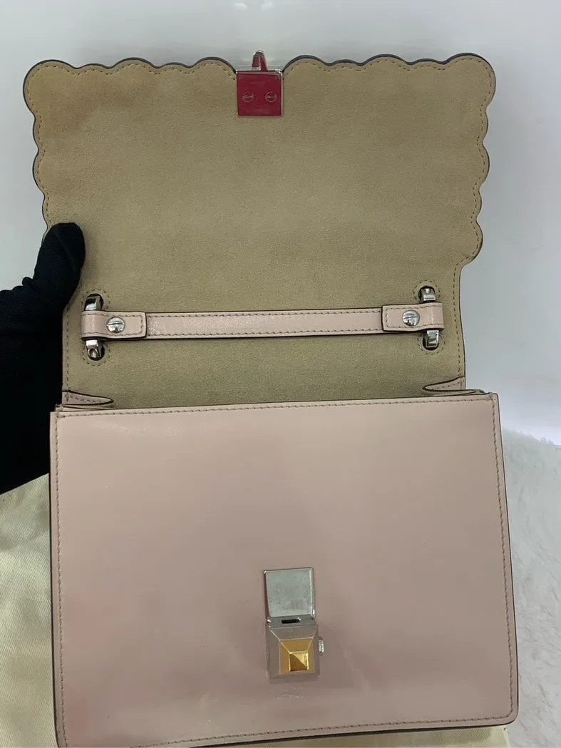 Fendi Can I Nude Pink Pearl Shoulder Bag