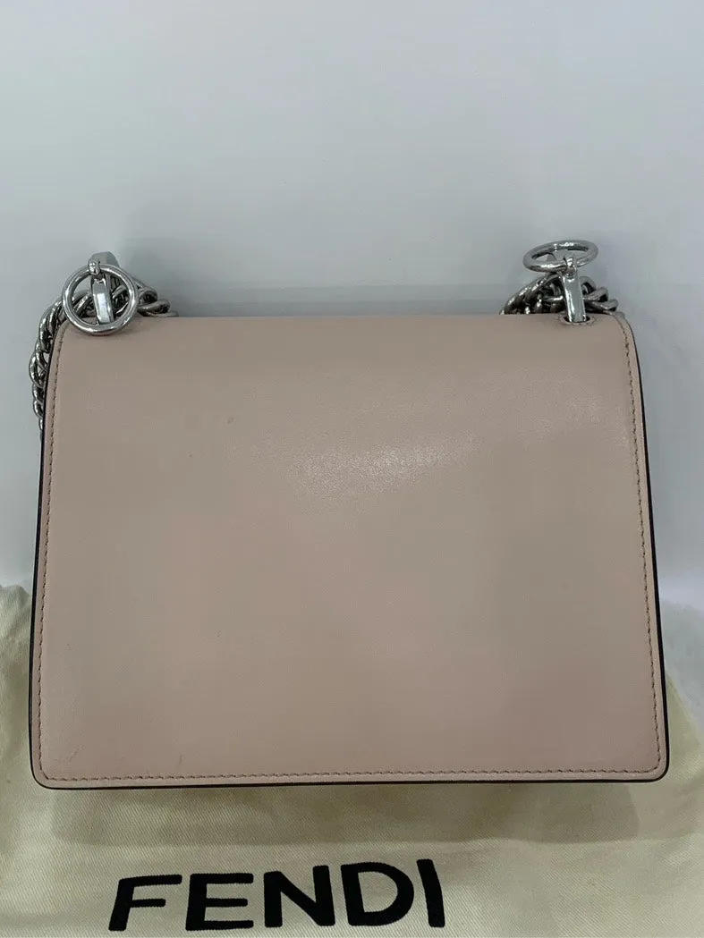 Fendi Can I Nude Pink Pearl Shoulder Bag