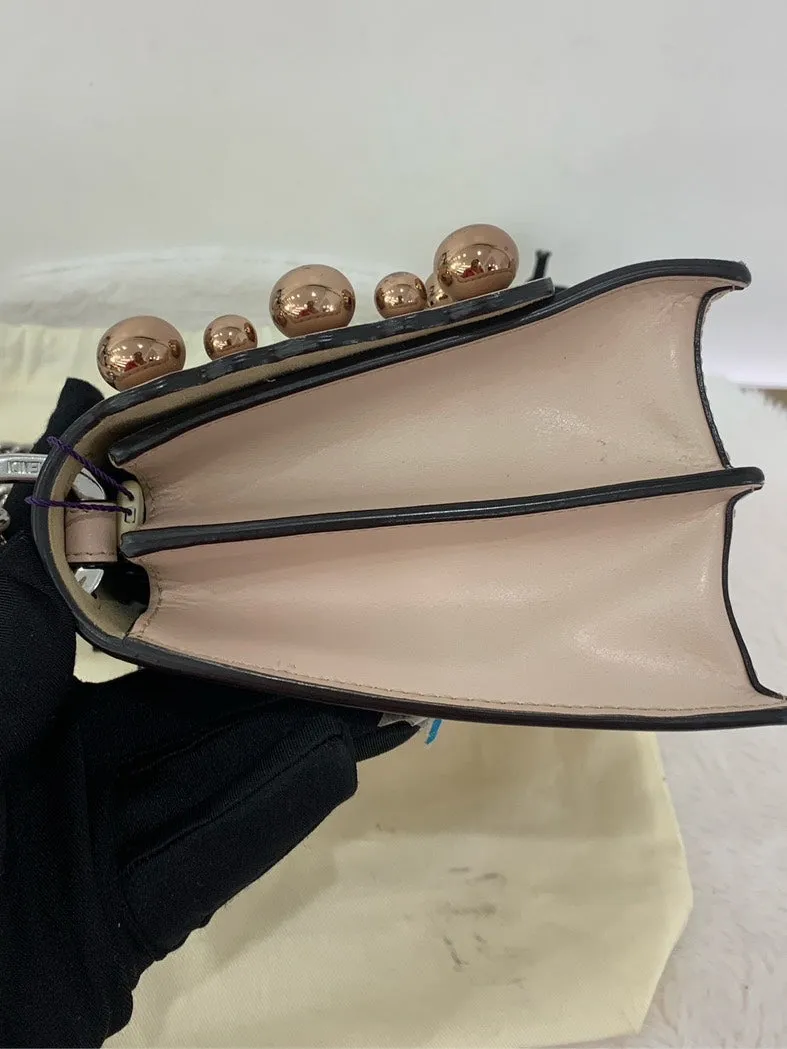 Fendi Can I Nude Pink Pearl Shoulder Bag