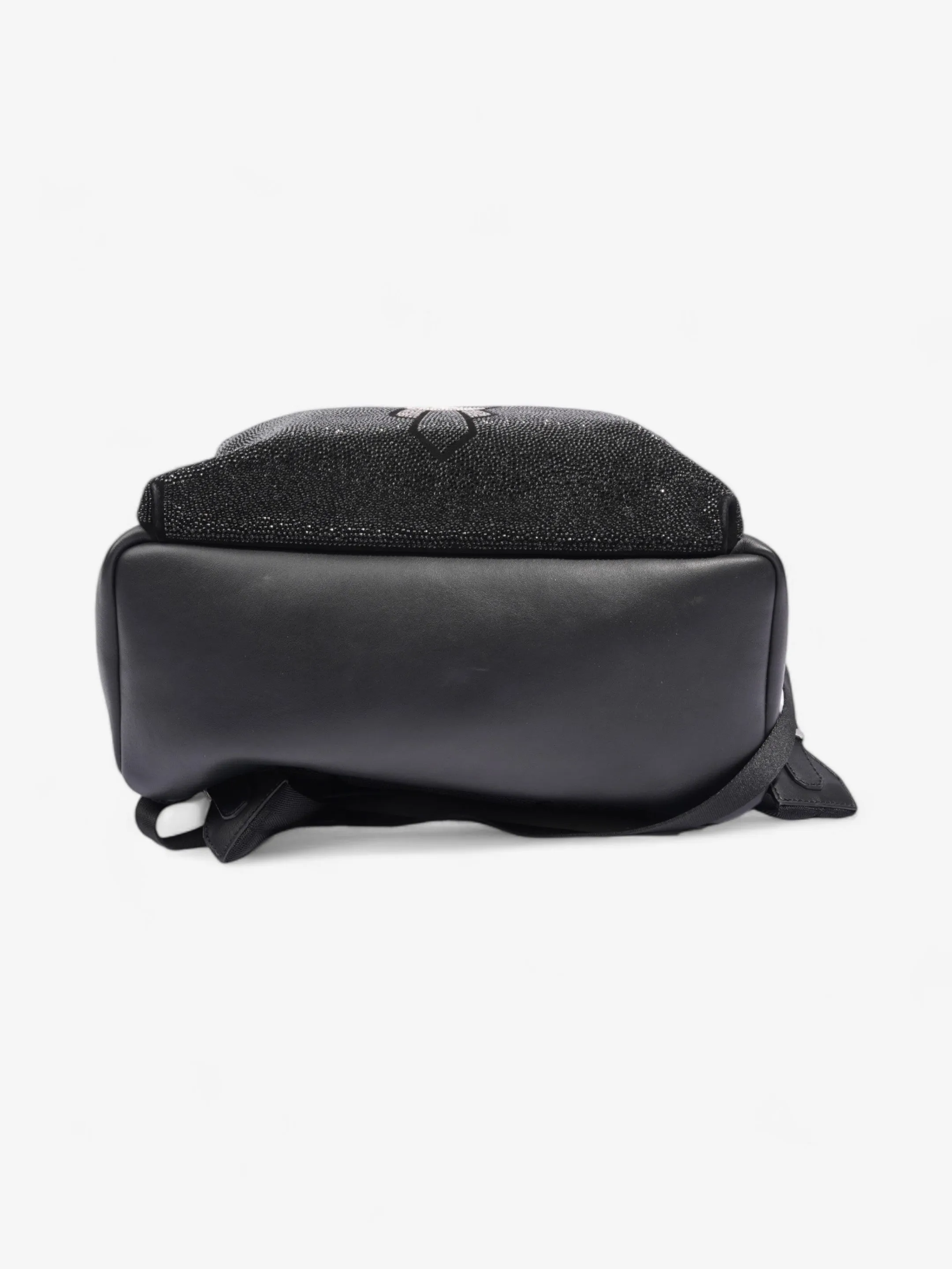 Fendi Carlito Karl Lagerfeld Backpack Black Leather