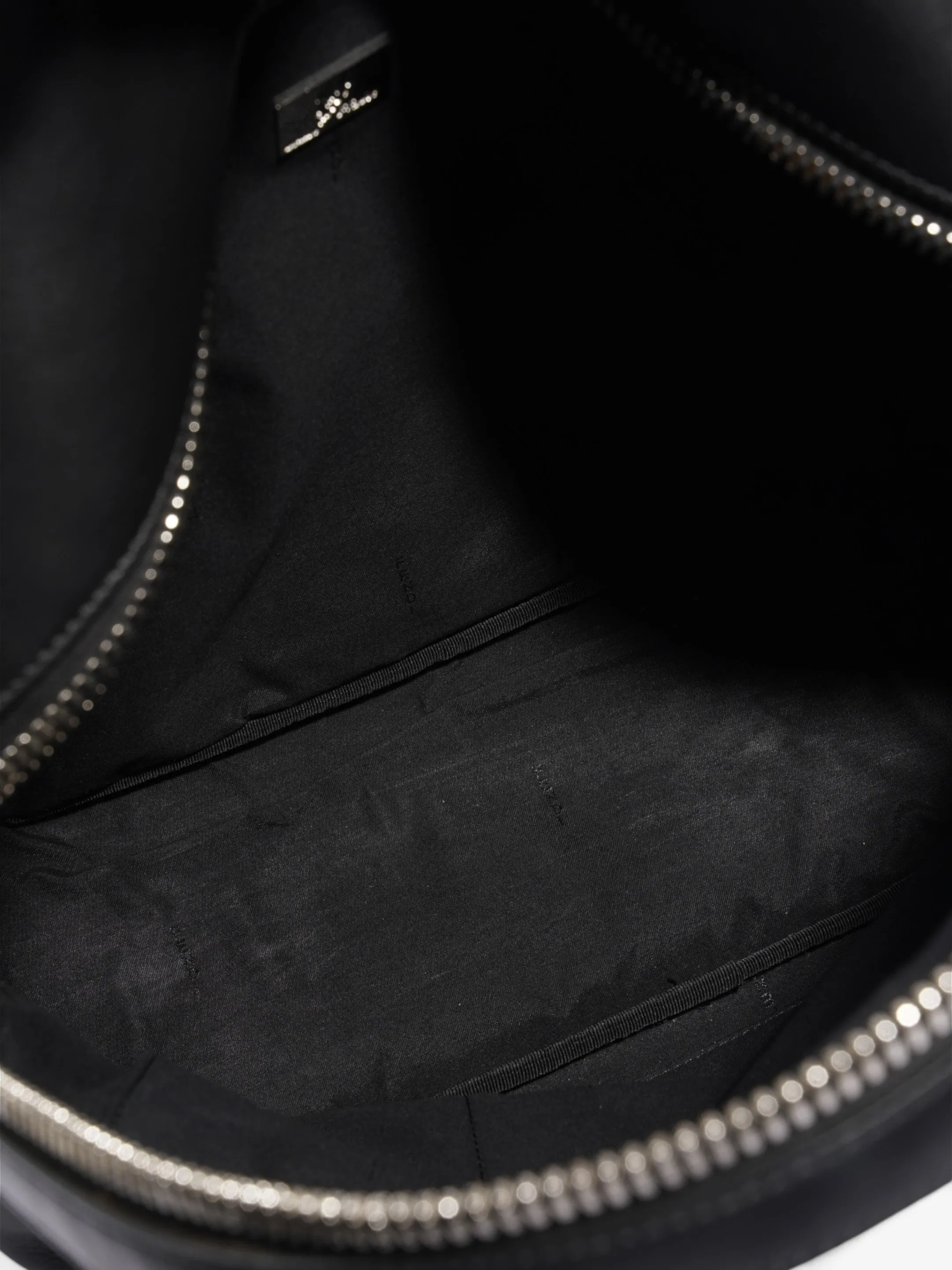 Fendi Carlito Karl Lagerfeld Backpack Black Leather