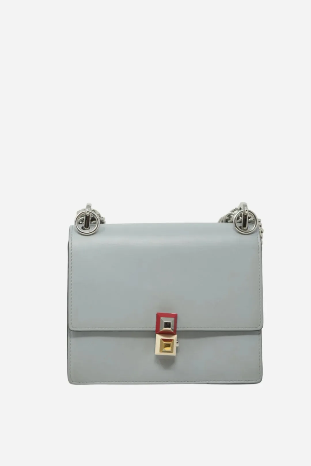 FENDI Kan I Shoulder Bag Blue