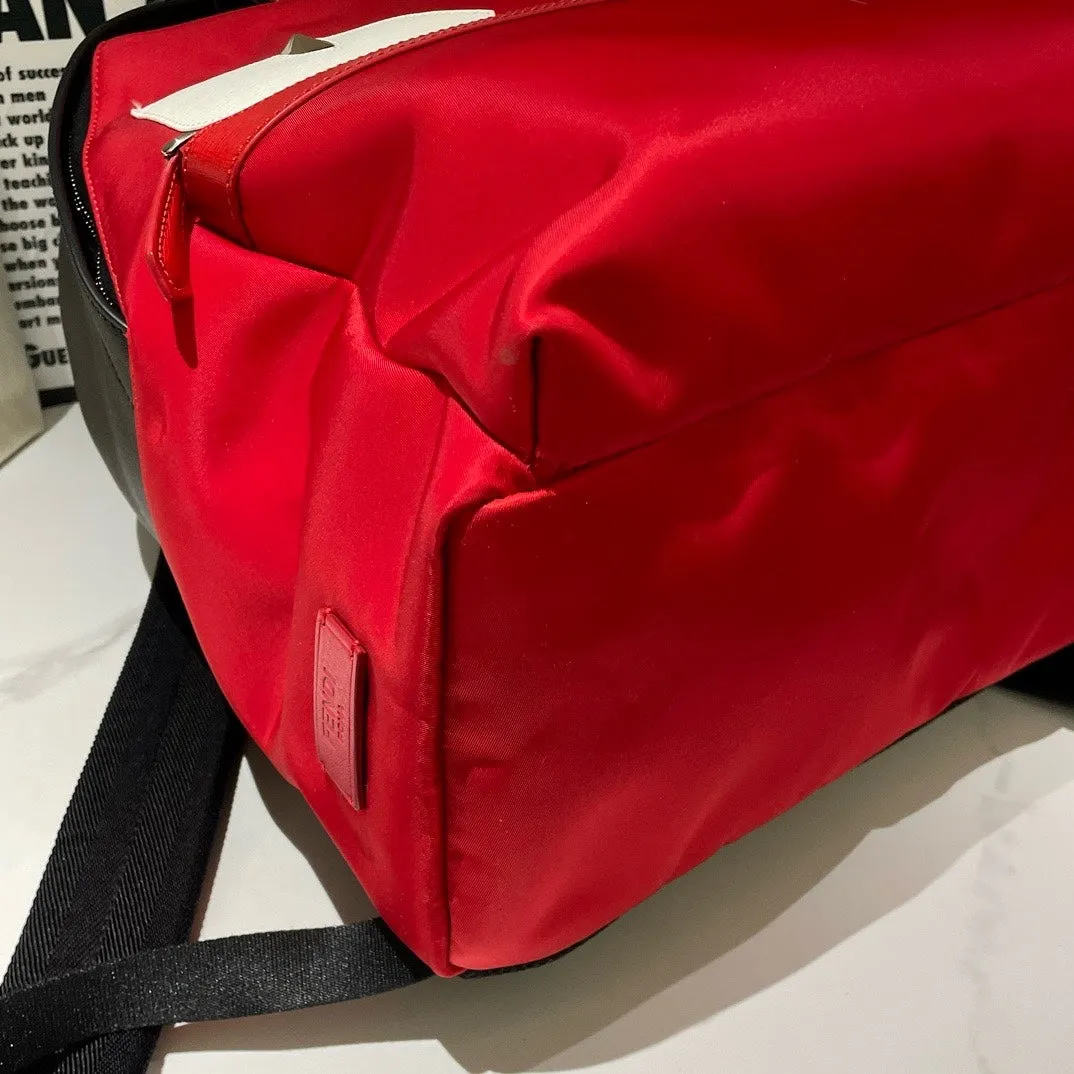Fendi Little Monster Red Backpack