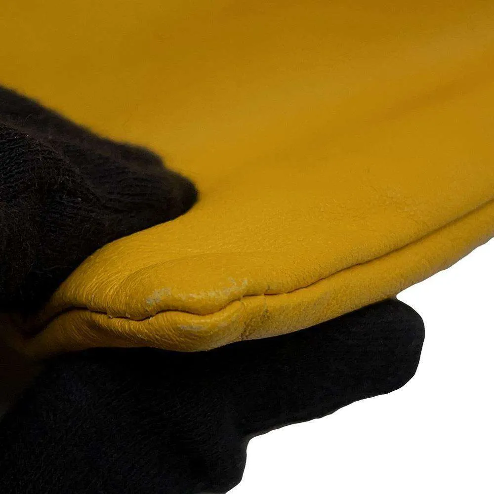 FENDI Slim Clutch Shoulder Bag Yellow7VA510 Leather
