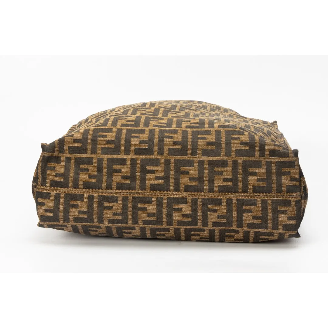 Fendi Zucca Canvas Vertical Shopper Tote