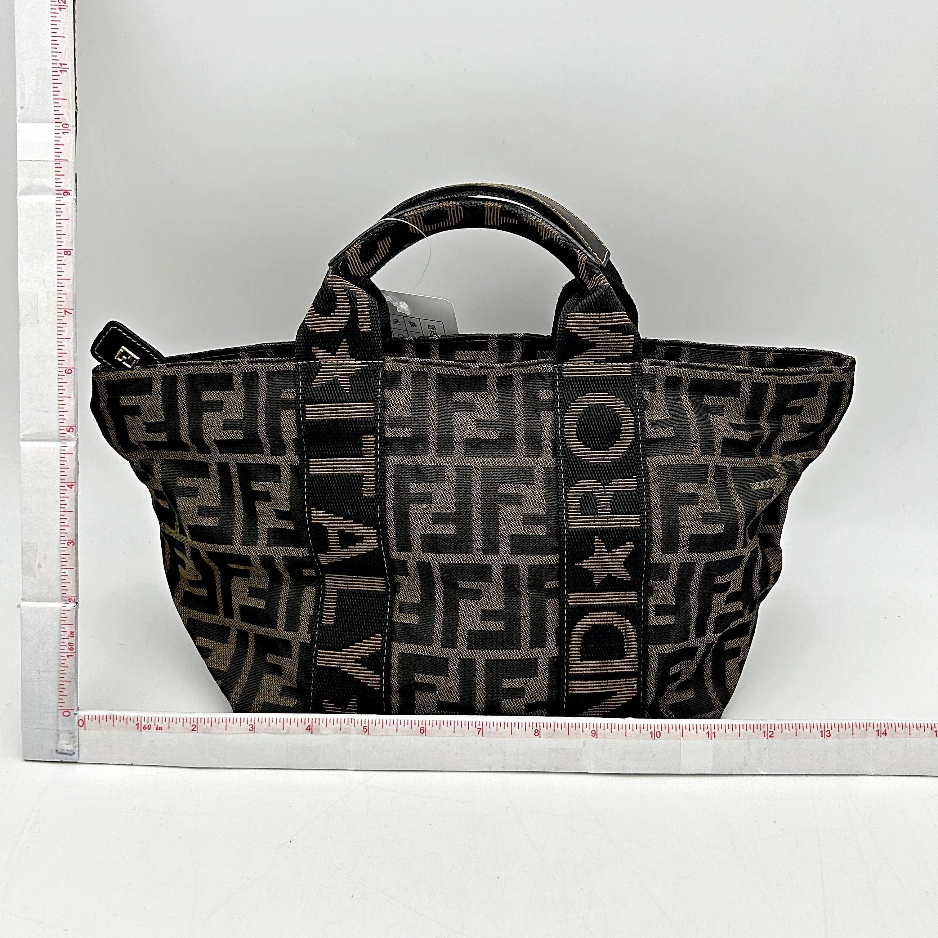 Fendi Zucca FF Top Handle Bag Vintage - Brown Totes, Handbags fe5614ct