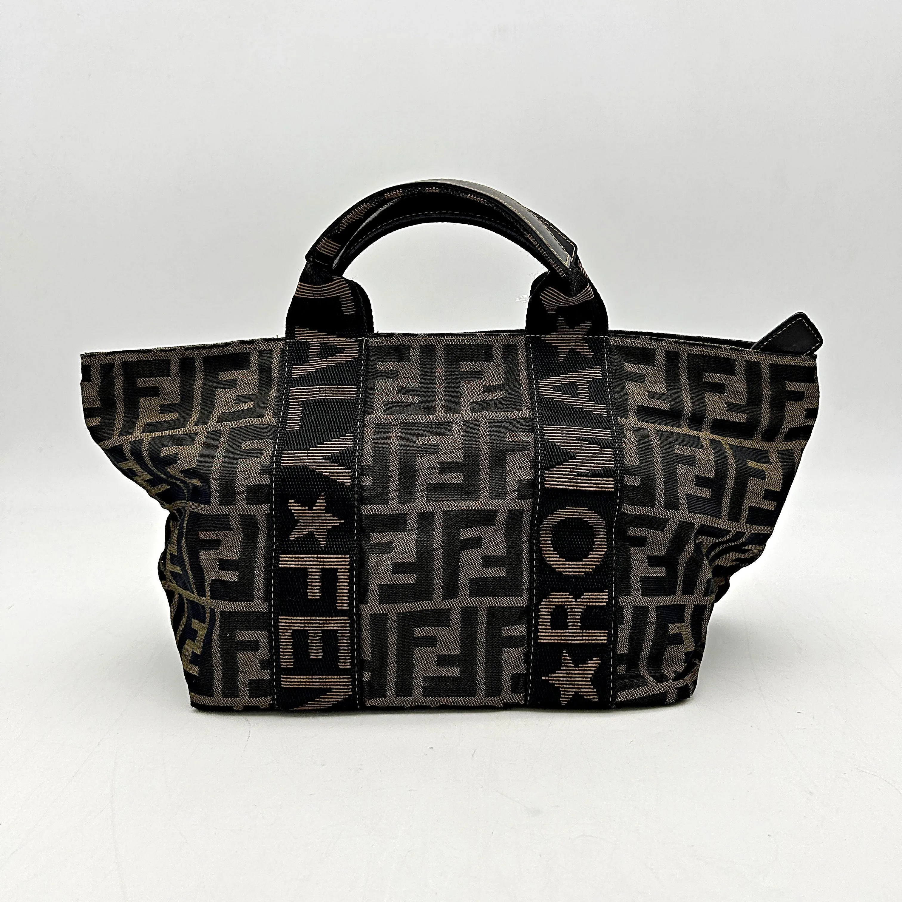 Fendi Zucca FF Top Handle Bag Vintage - Brown Totes, Handbags fe5614ct
