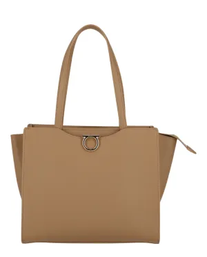 Ferragamo Gemini Leather Shoulder Bag Womens 213935-760963
