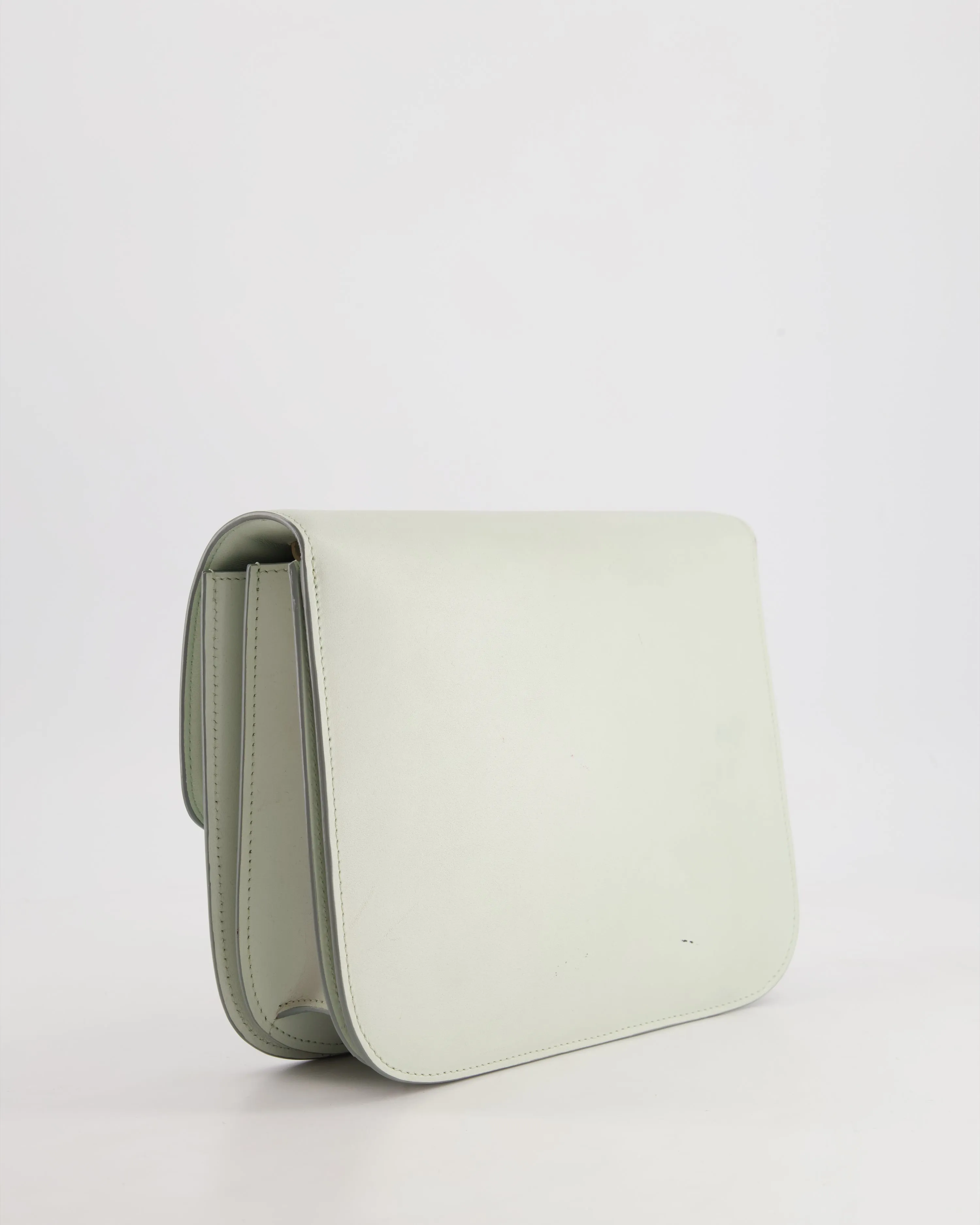 *FIRE PRICE* Cline Sage Green Medium Shoulder Bag in Calfskin Leather with Gold Hardware RRP 3100