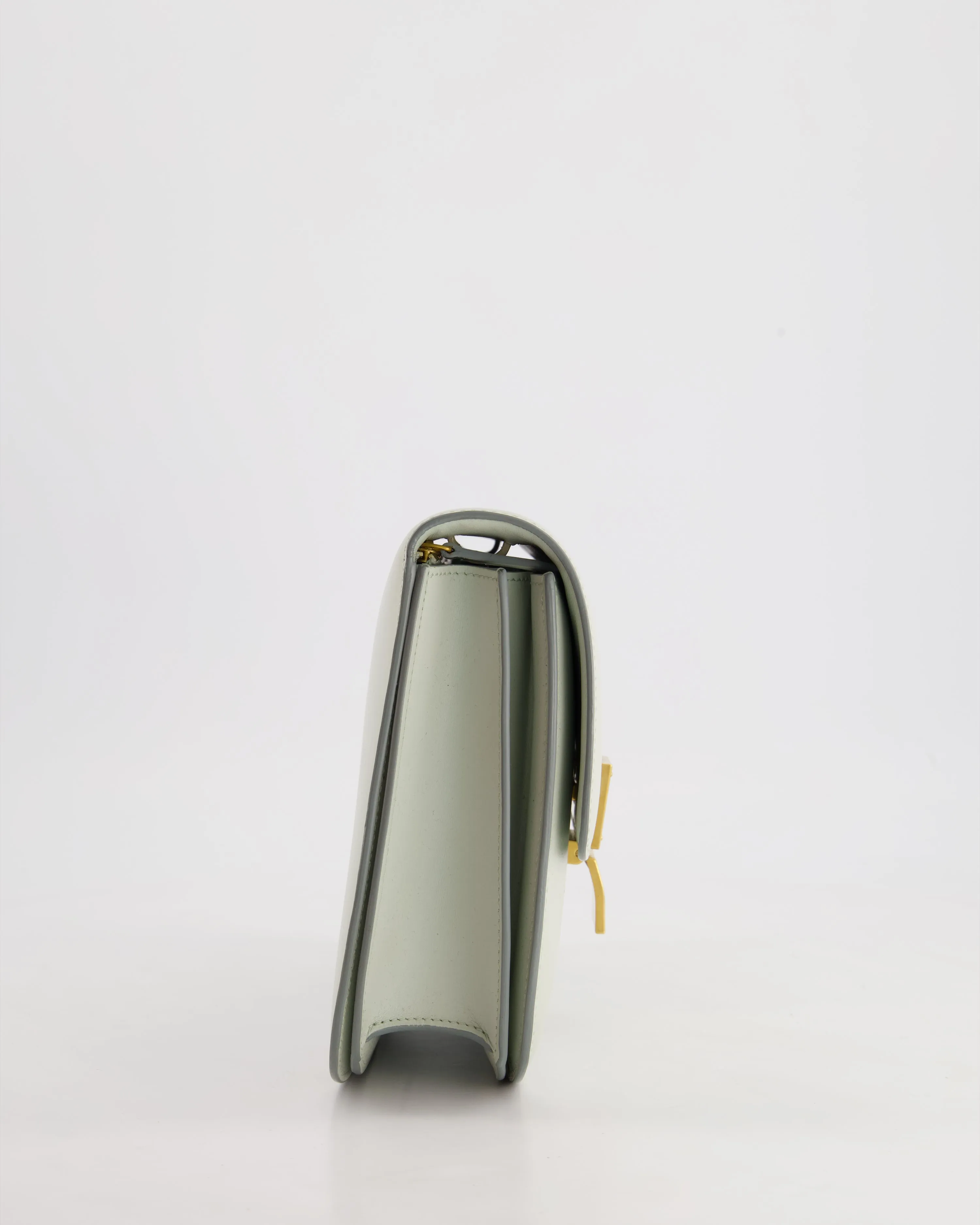 *FIRE PRICE* Cline Sage Green Medium Shoulder Bag in Calfskin Leather with Gold Hardware RRP 3100