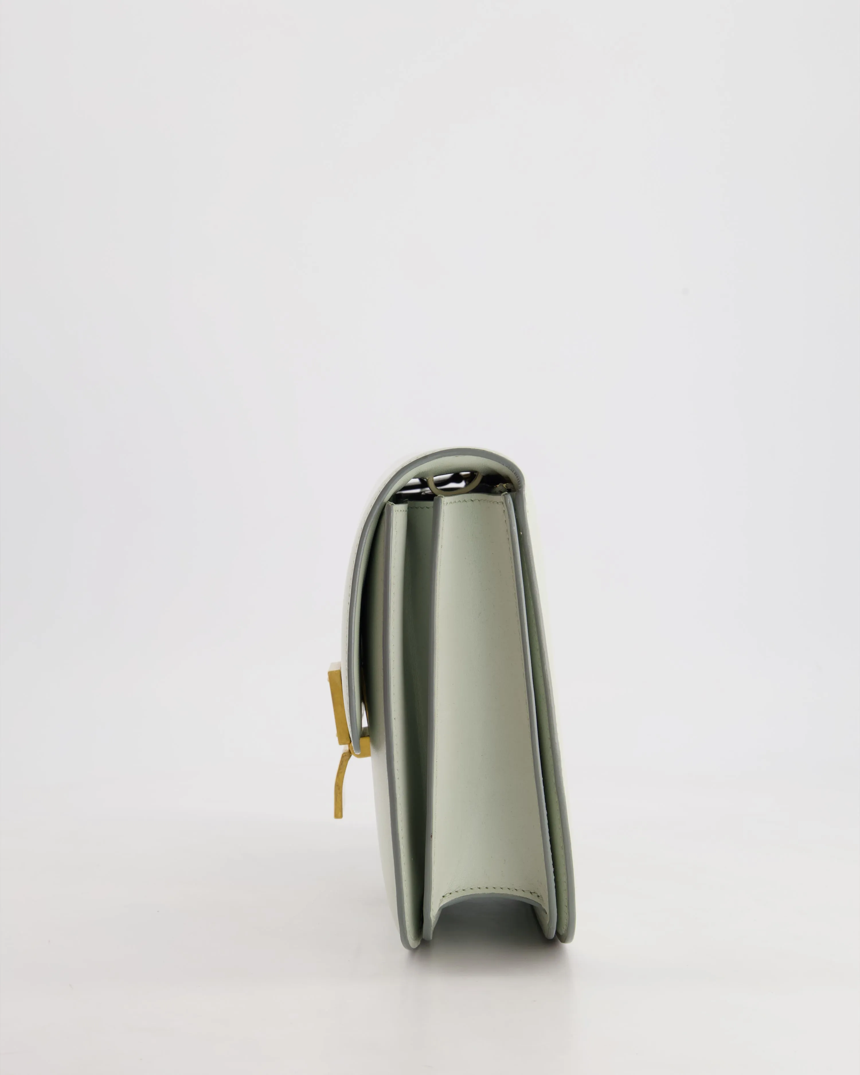*FIRE PRICE* Cline Sage Green Medium Shoulder Bag in Calfskin Leather with Gold Hardware RRP 3100