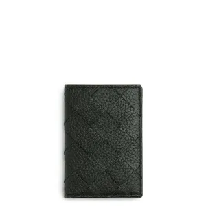 Flap Card Case Grain, Dark Green