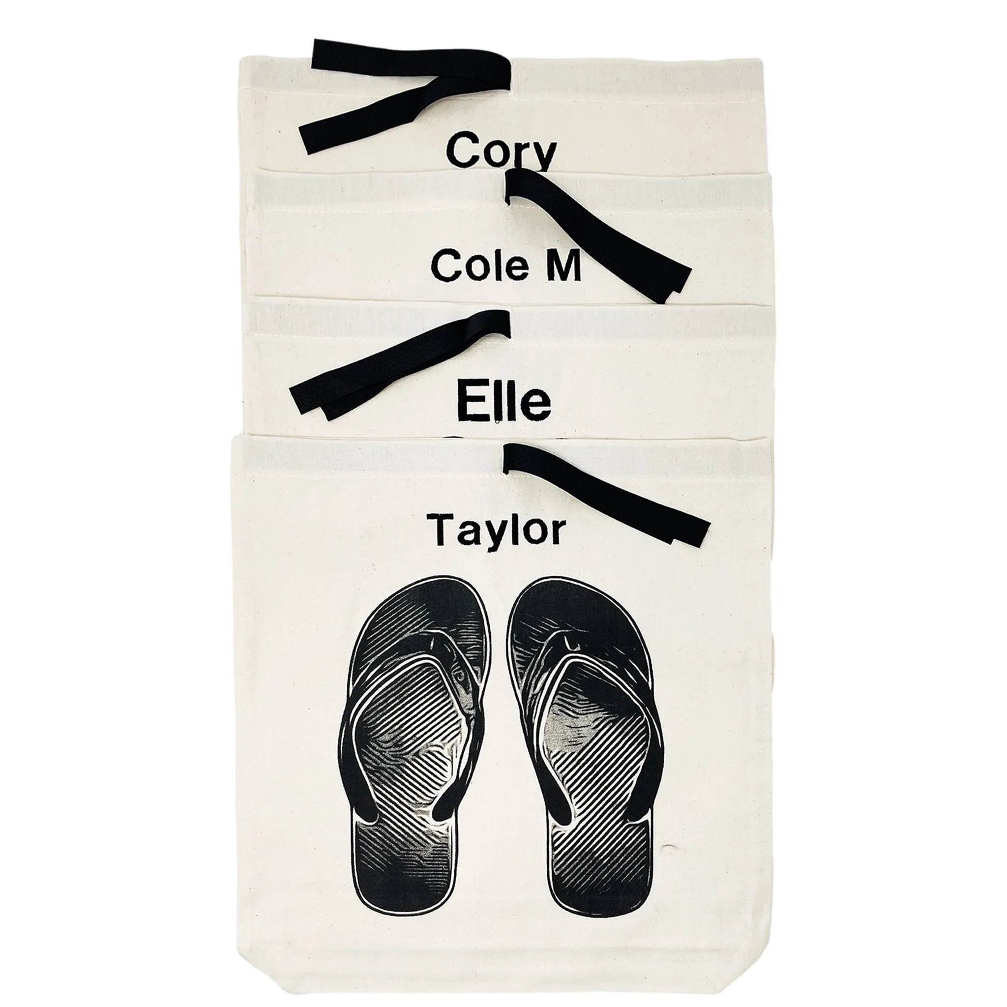 FlipFlopsShoe Bag, Cream