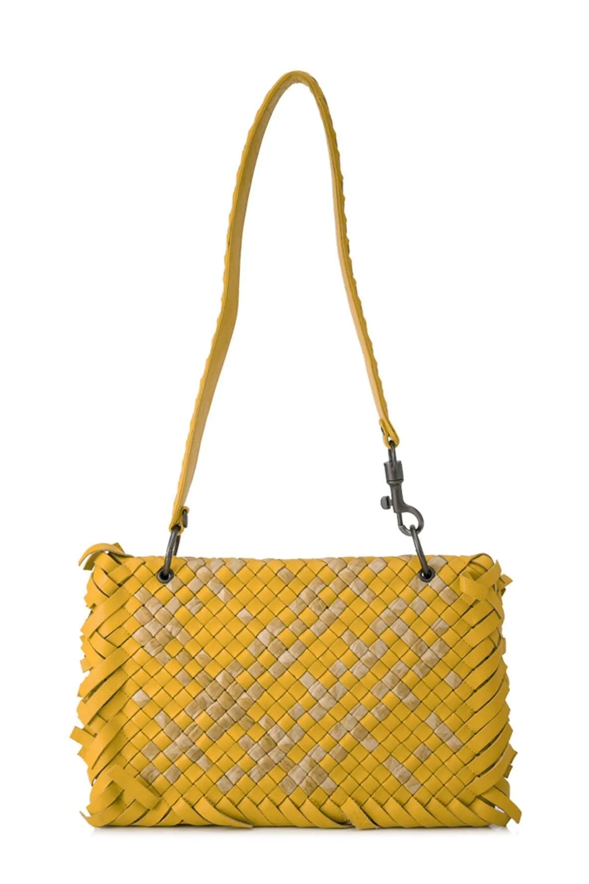 Fringe Intrecciato Nappa Shoulder Bag