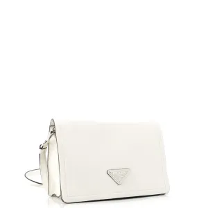 Full Flap Shoulder Bag Glace Calf Small