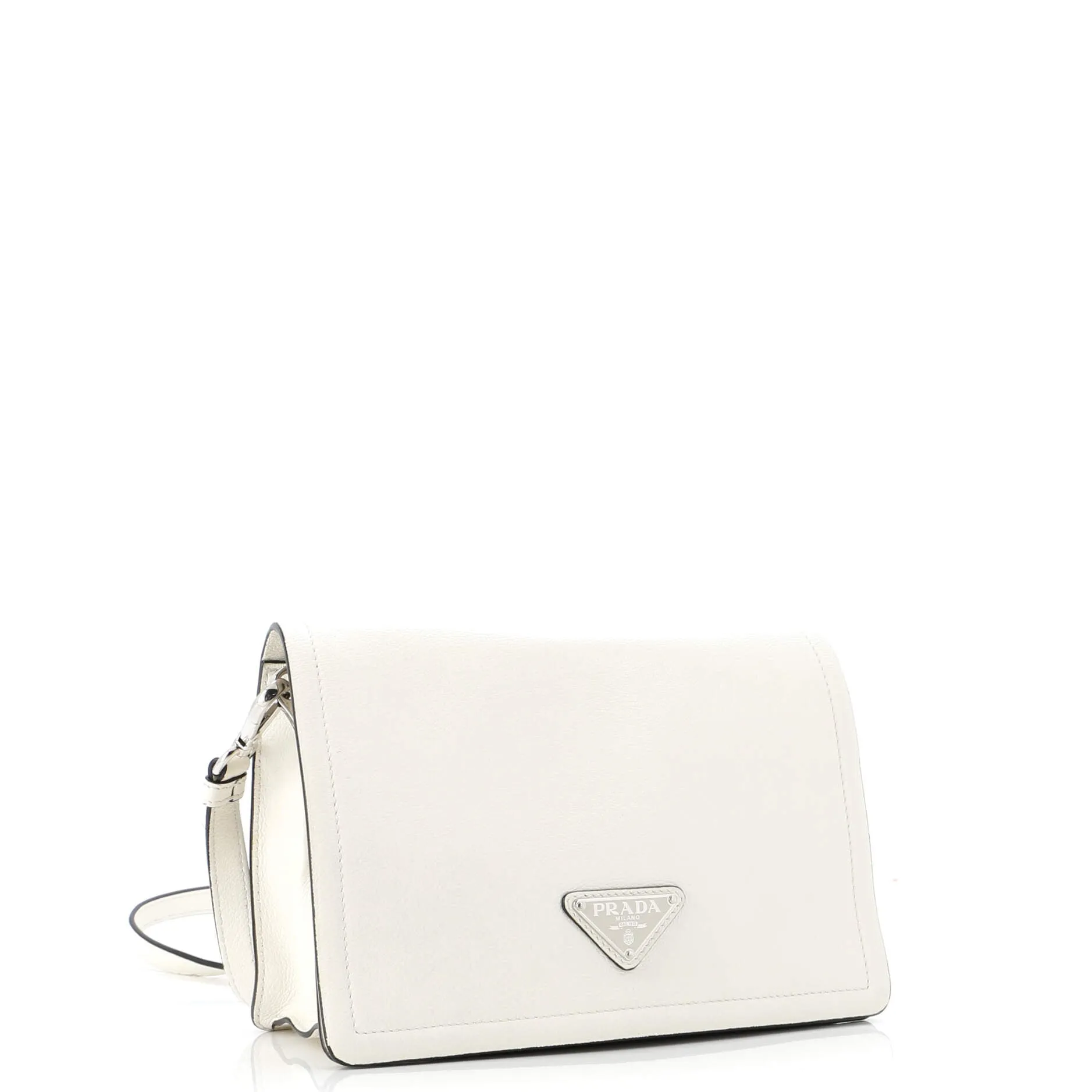 Full Flap Shoulder Bag Glace Calf Small