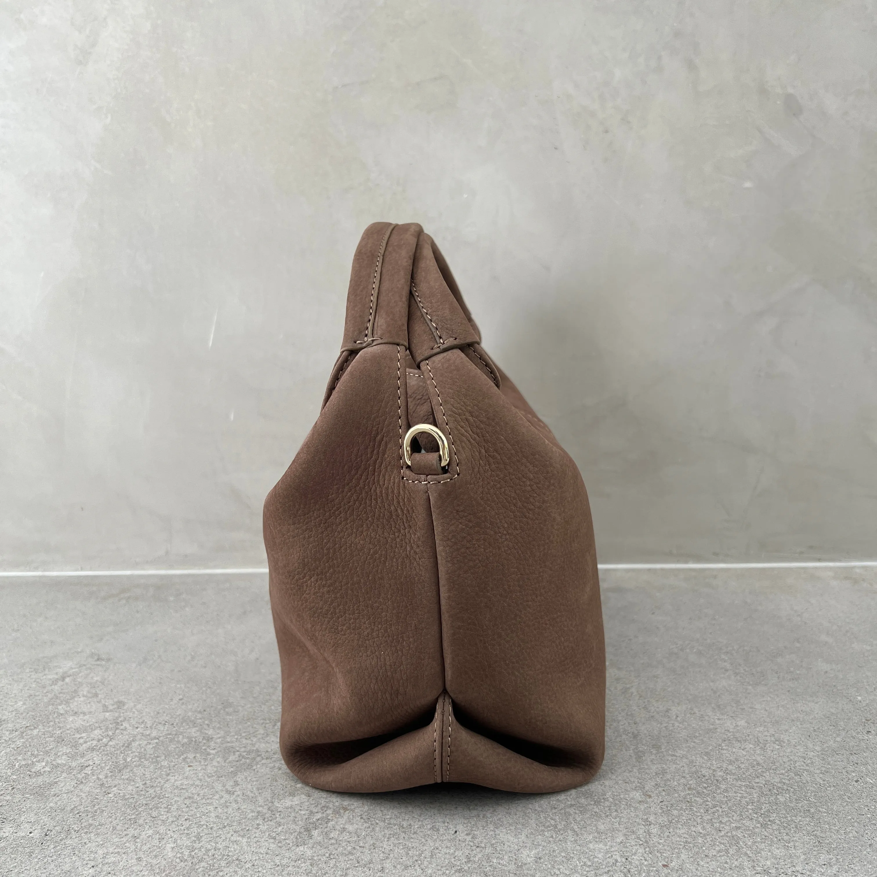 Gala Mini, Nubuck Taupe
