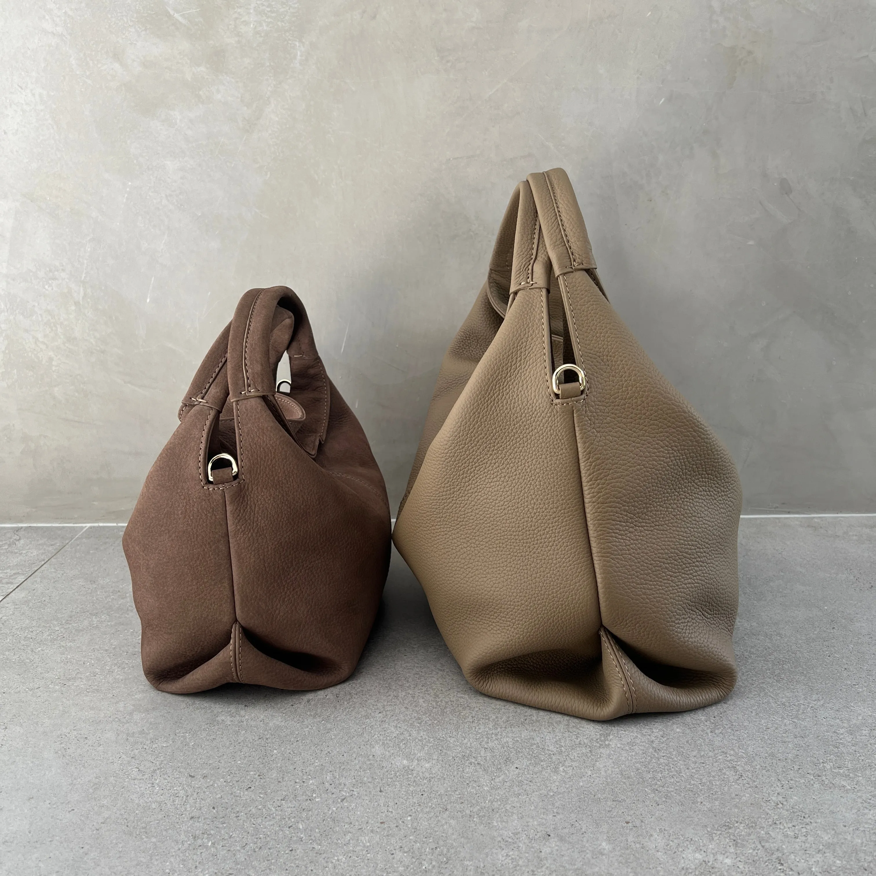 Gala Mini, Nubuck Taupe