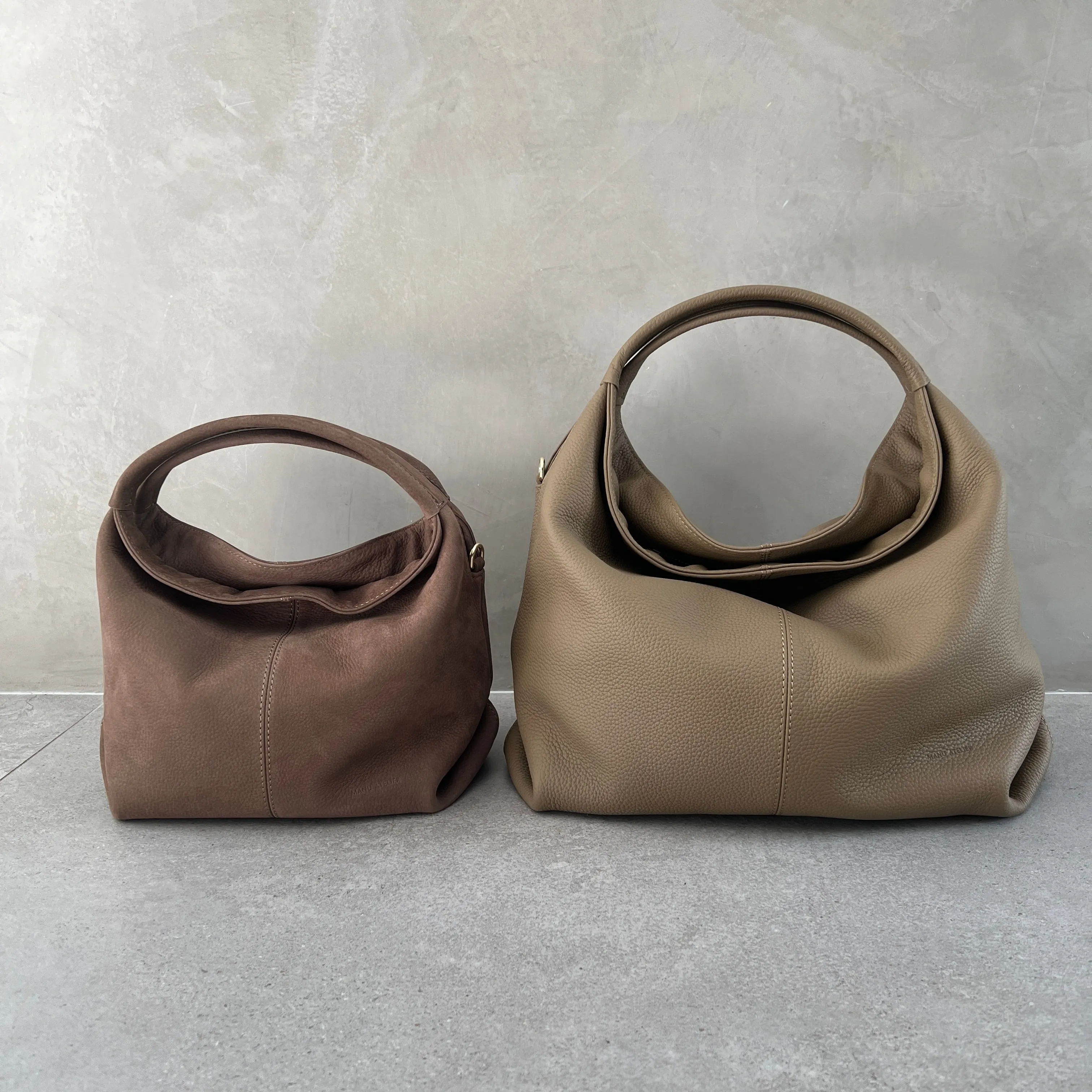 Gala Mini, Nubuck Taupe