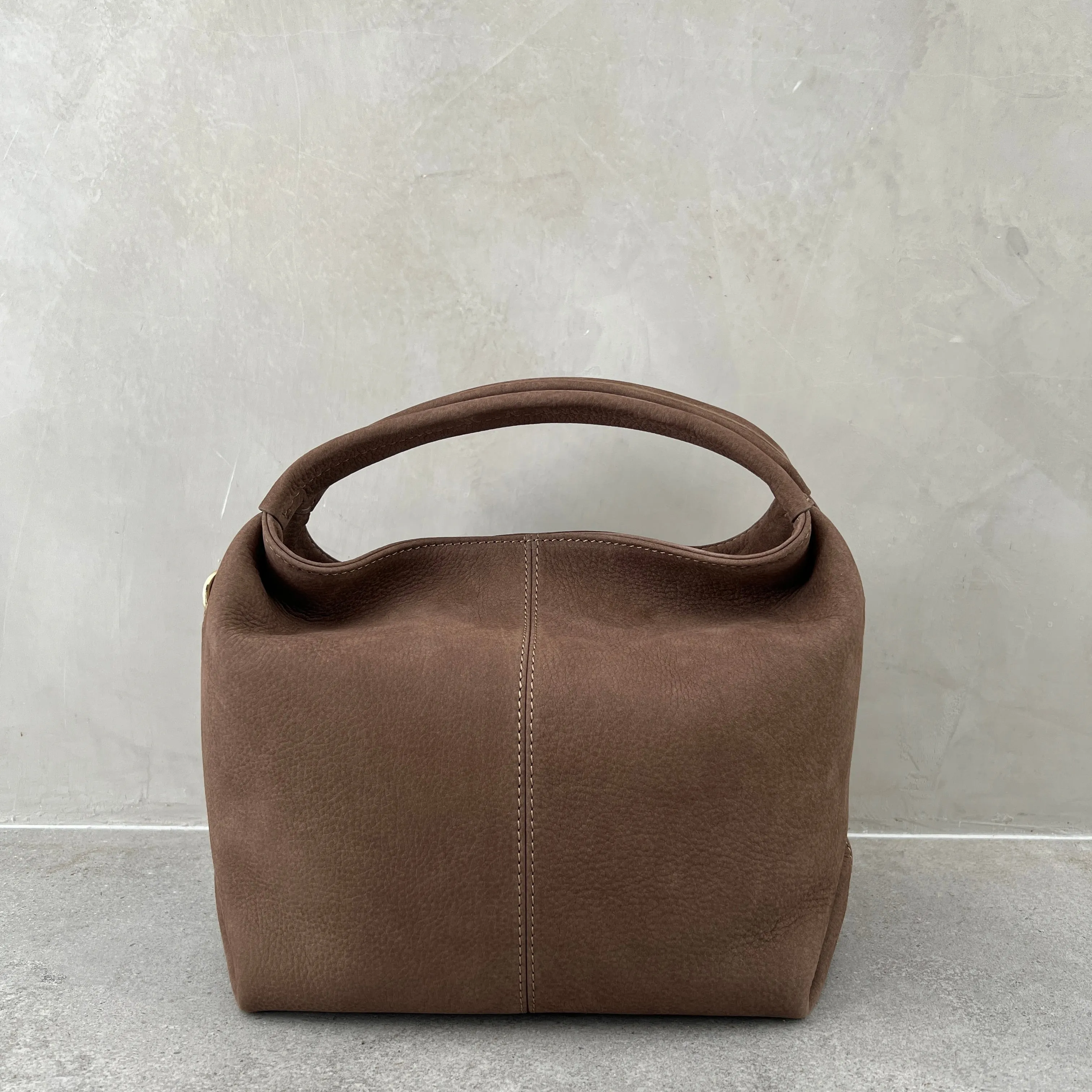 Gala Mini, Nubuck Taupe