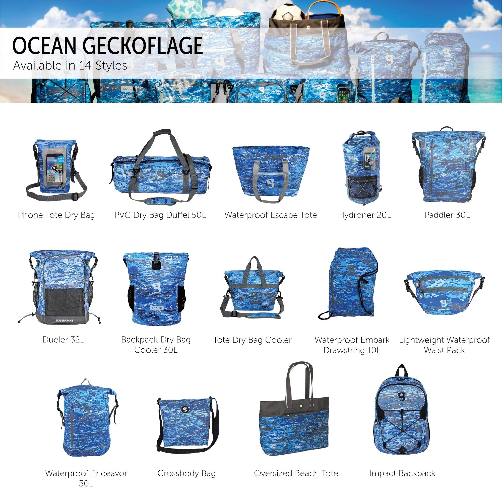 Geckobrands Oversized Beach Tote