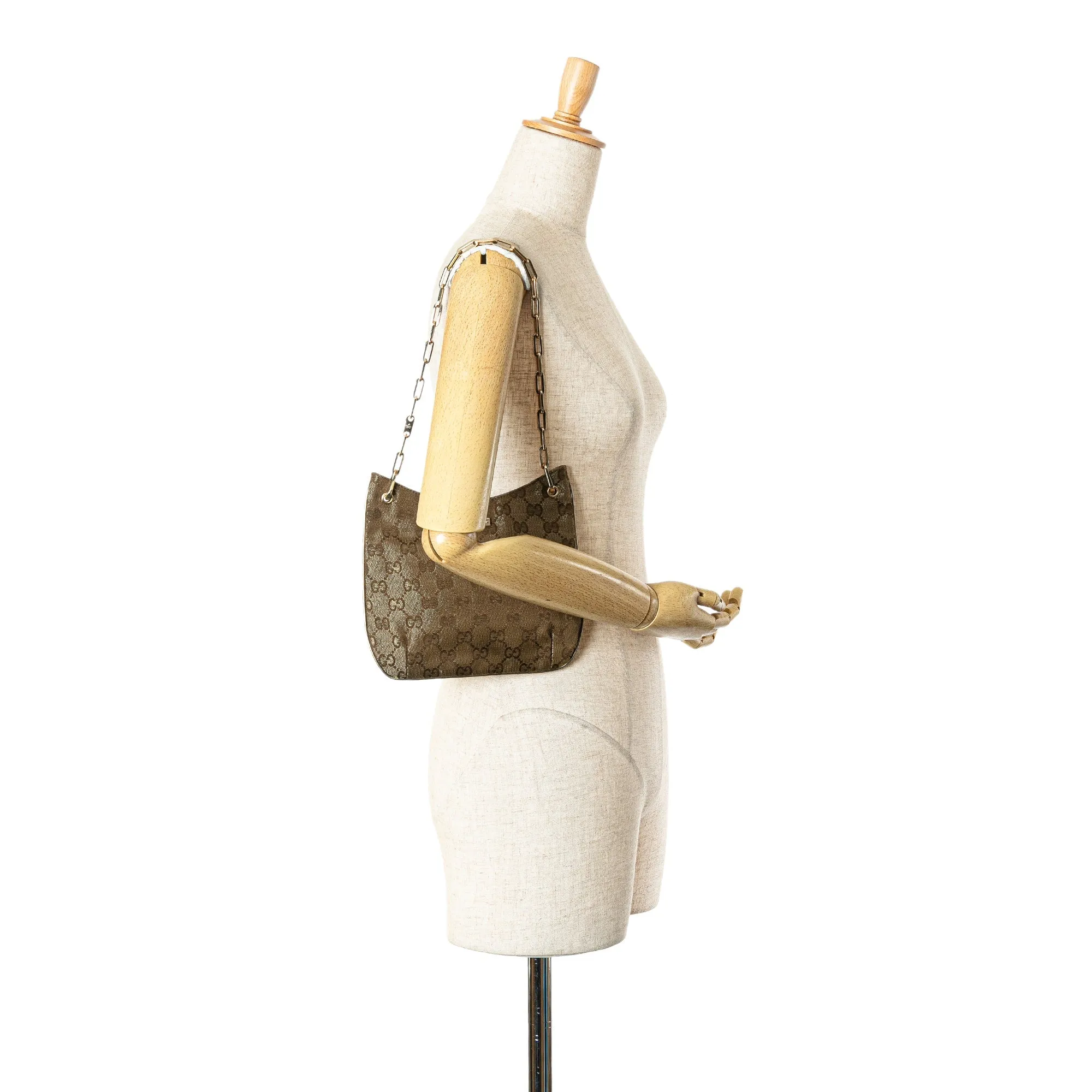 GG Canvas Chain Shoulder Bag