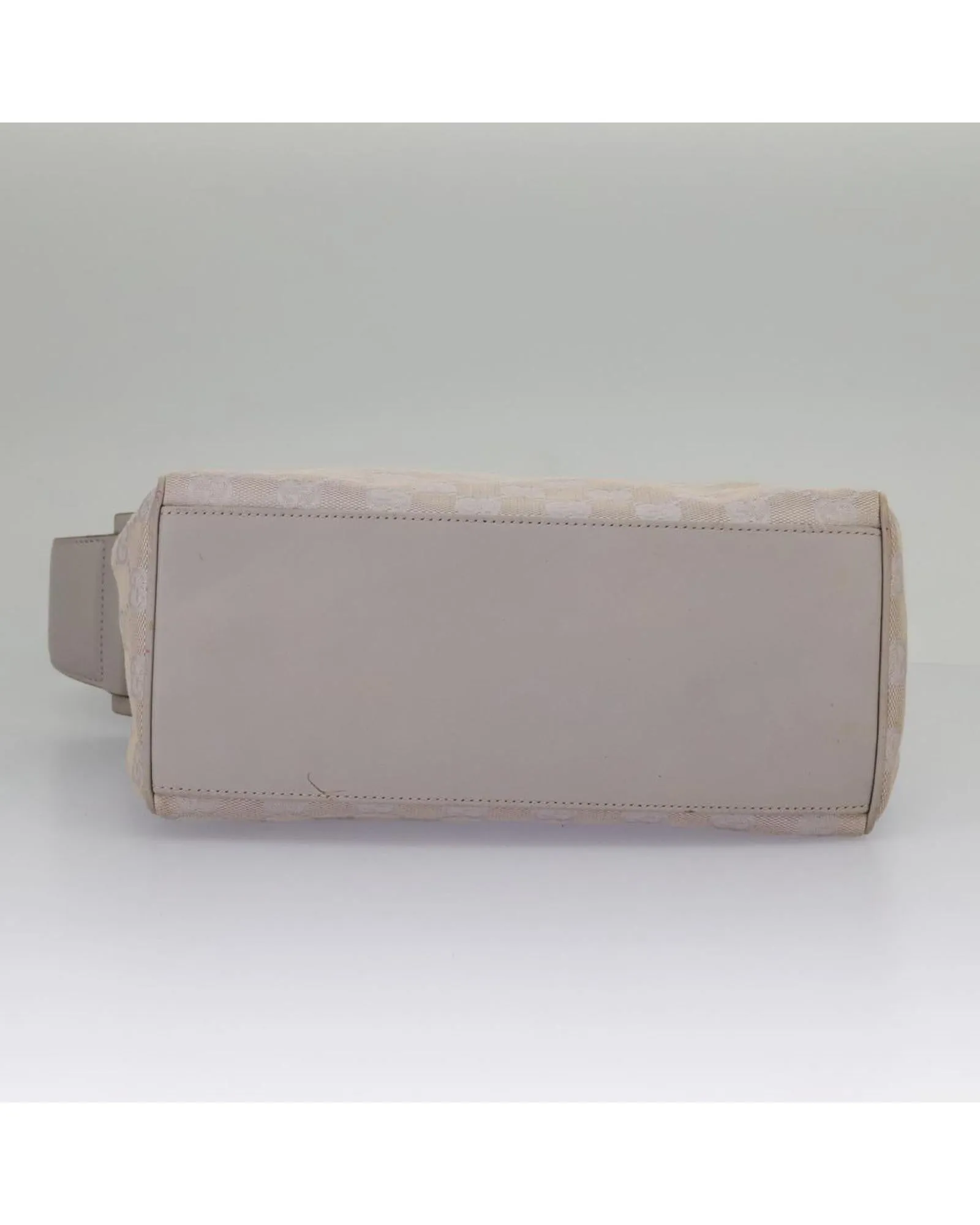 GG Canvas Shoulder Bag with Gold Accents