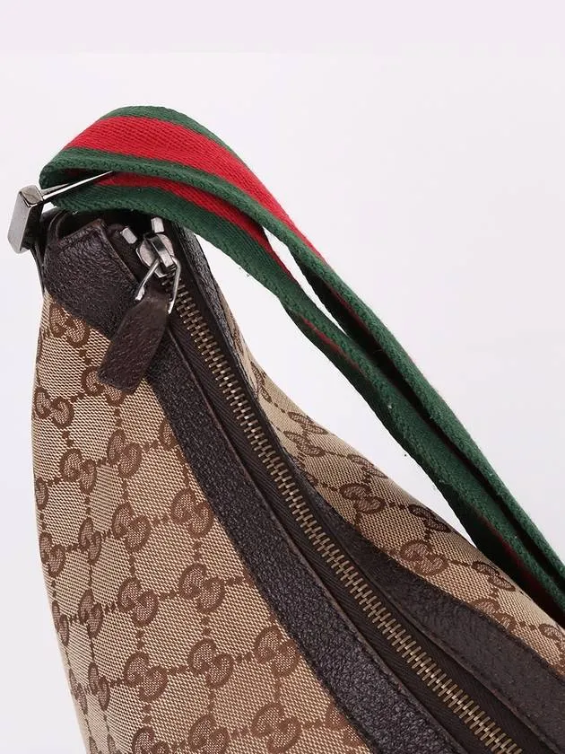 GG fabric three stripe large hobo shoulder bag 189752