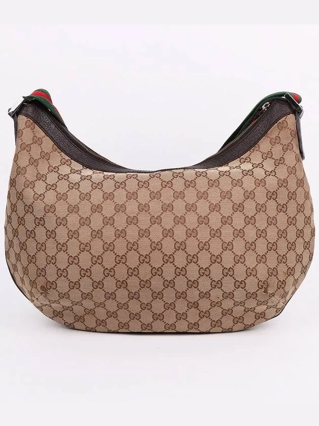 GG fabric three stripe large hobo shoulder bag 189752