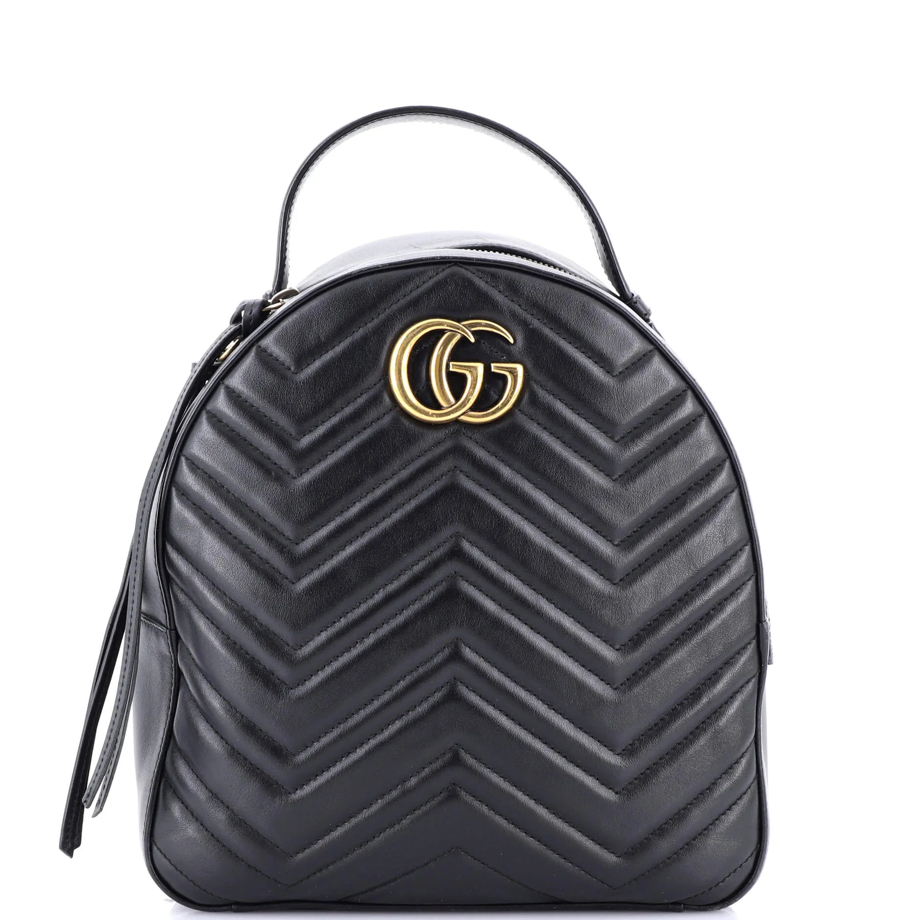 GG Marmont Backpack Matelasse Leather Small