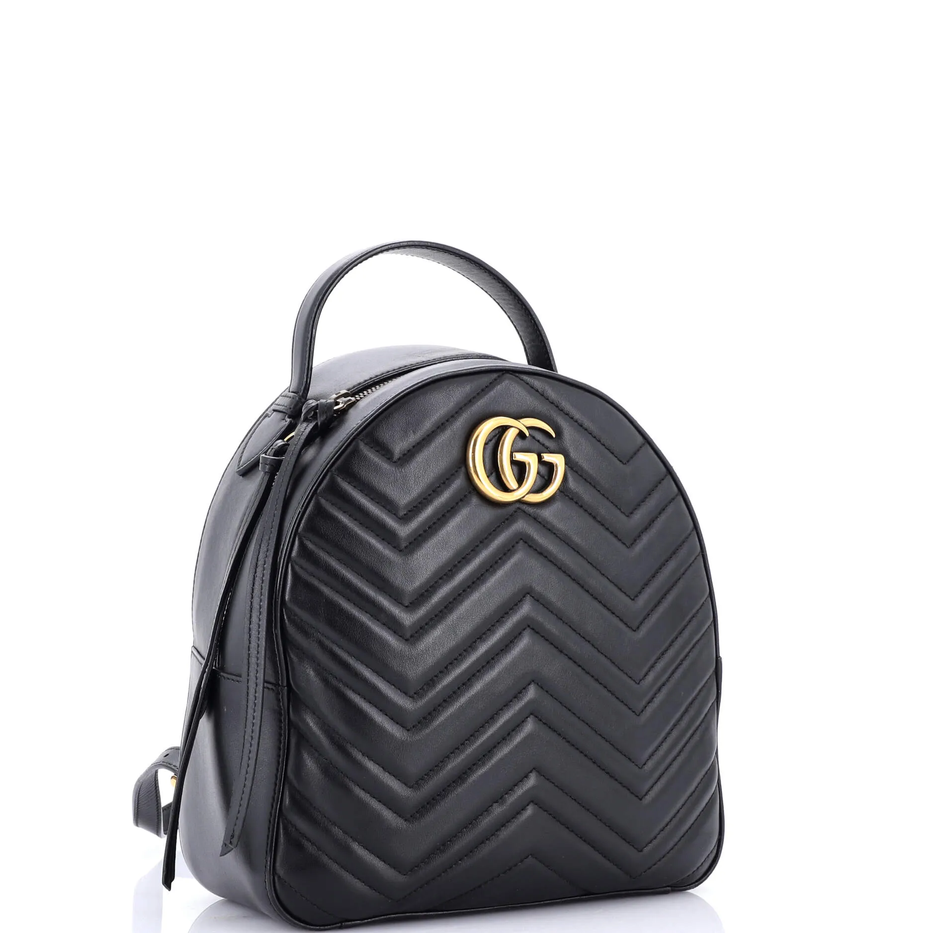 GG Marmont Backpack Matelasse Leather Small