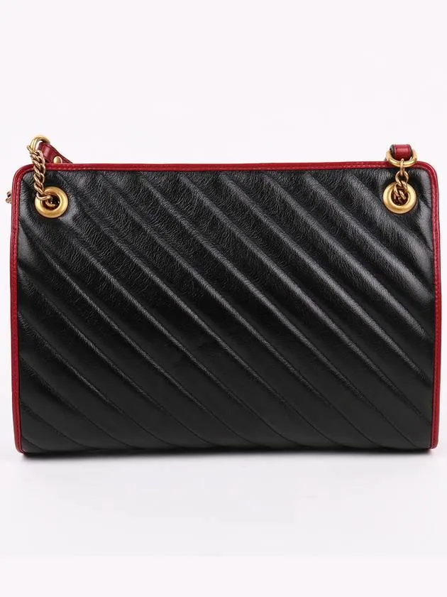 GG Marmont bicolor chain shoulder bag 524592