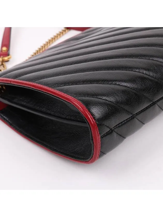 GG Marmont bicolor chain shoulder bag 524592
