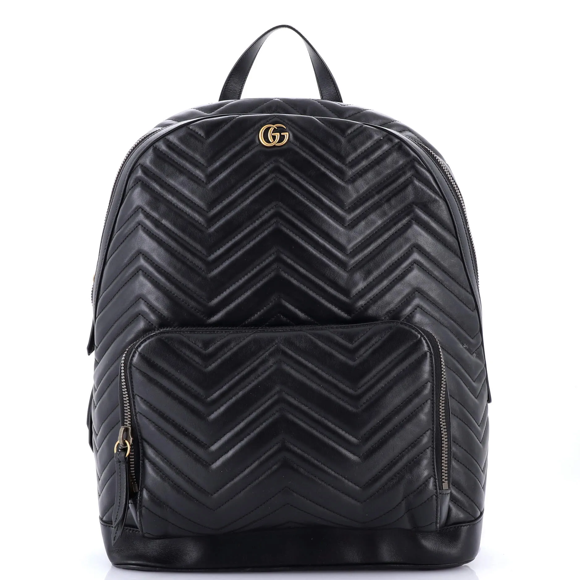 GG Marmont Pocket Backpack Matelasse Leather Medium